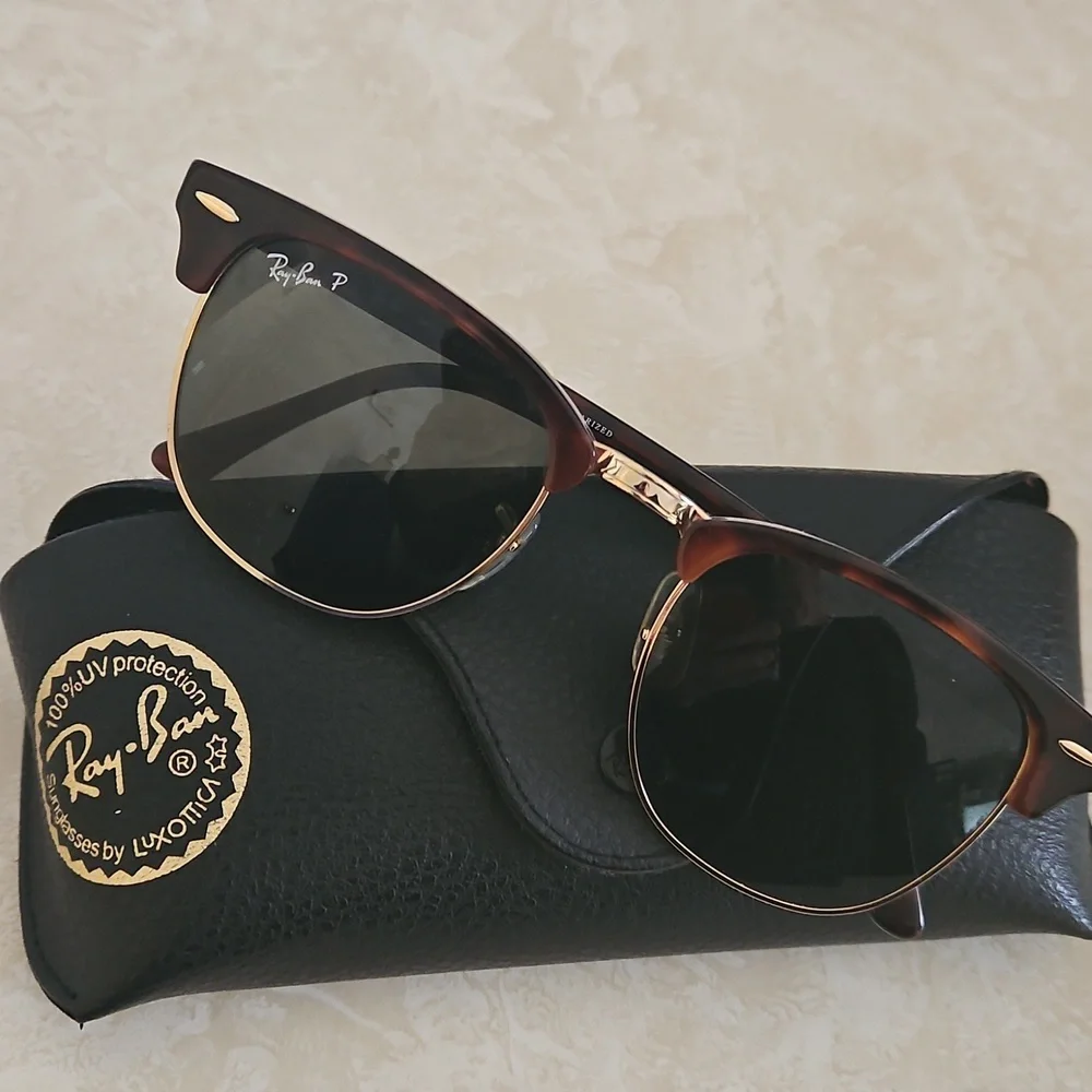 Ray-Ban P Clubmaster Polarized Sunglasses. - Picture 3 of 15